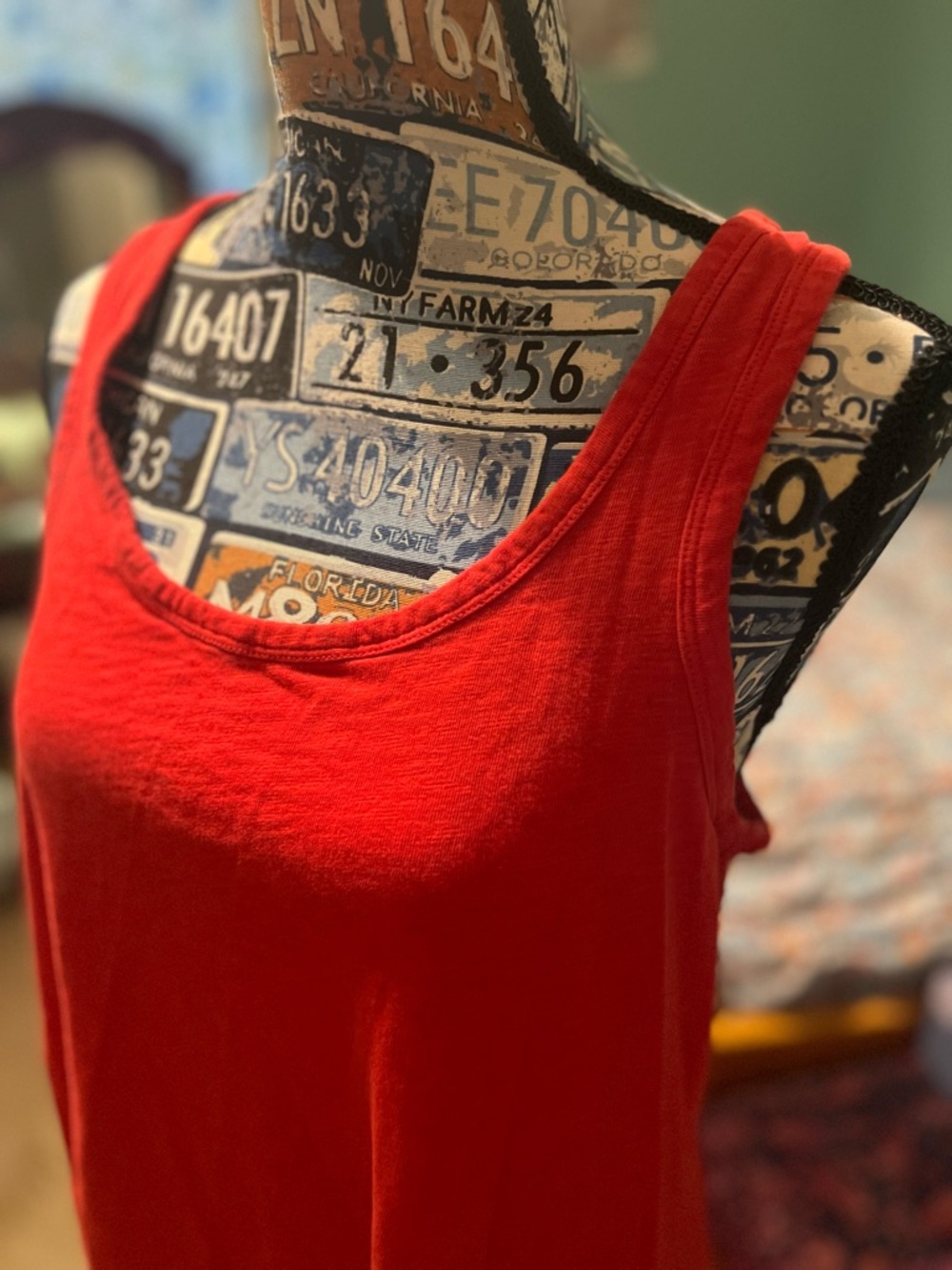 J. Crew Red Sleeveless Tank Dress - Picture 3 of 12